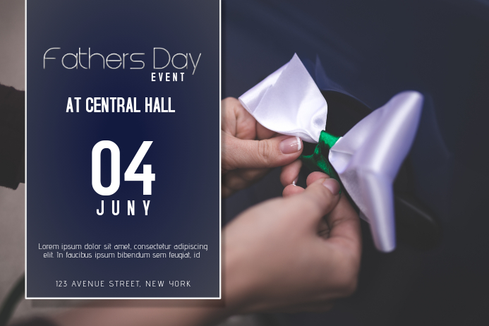 Landscape Fathers Day Event Flyer Template Landscape Fathers Day Event Flyer Template