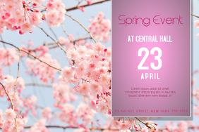 landscape spring event flyer template | PosterMyWall