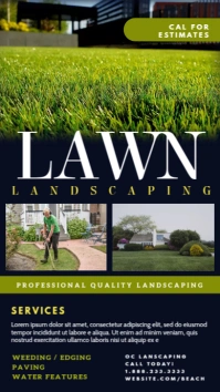 Landscaping Digital Display (9:16) template