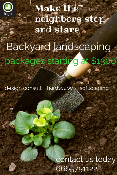 Landscaping Poster Template | PosterMyWall
