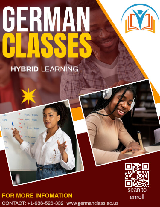 Language Classes Ad Flyer Template | PosterMyWall