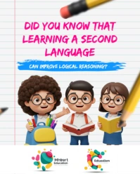 Language Learning Poster Instagram Portrait template