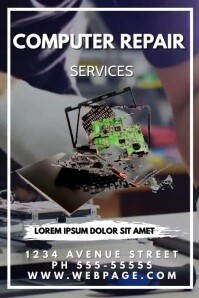 COMPUTER REPAIR Template | PosterMyWall