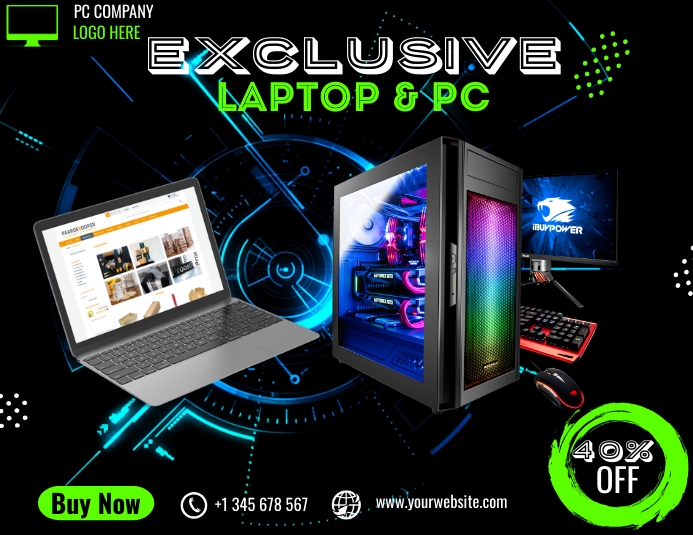 LAPTOP AND PC OFFER FLYER TEMPLATE | PosterMyWall