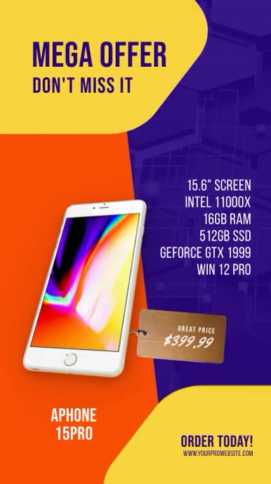 Laptop Computer Sale Offer Social Media Template | PosterMyWall