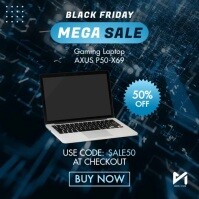 Laptop Computer Sale Offer Square Video Template | PosterMyWall