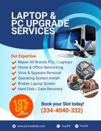 Laptop PC Upgrade Service Template | PosterMyWall