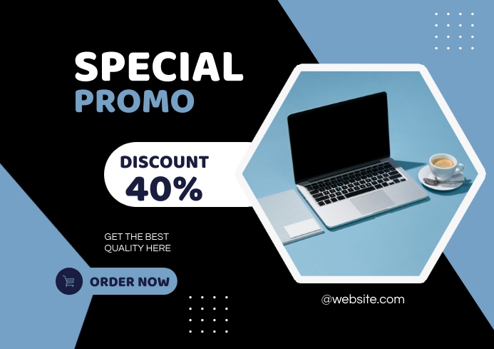 Copy of Laptop Promo A4 | PosterMyWall