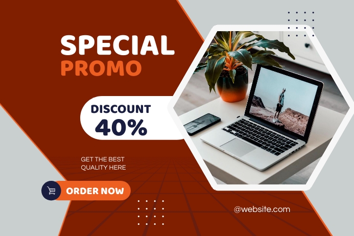 Laptop Promo Banner Template | PosterMyWall