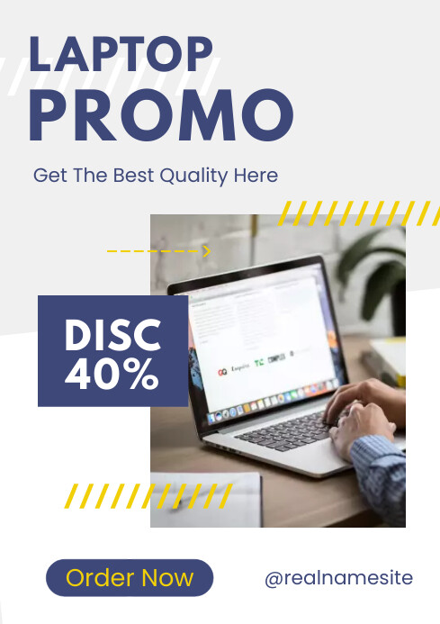 Laptop Promo Template | PosterMyWall