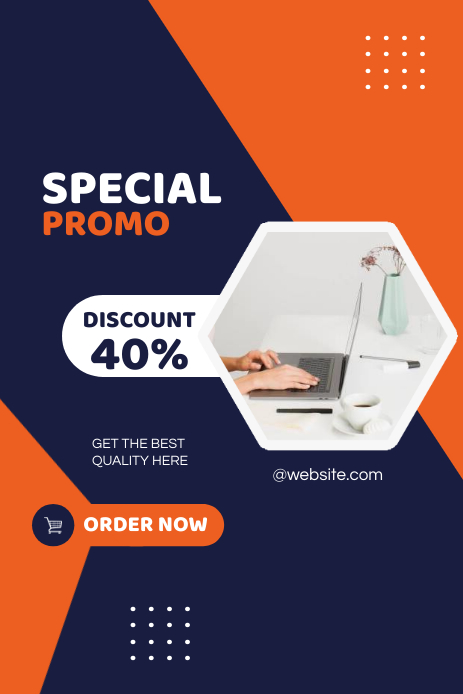 Laptop Promo Pinterest Template | PosterMyWall