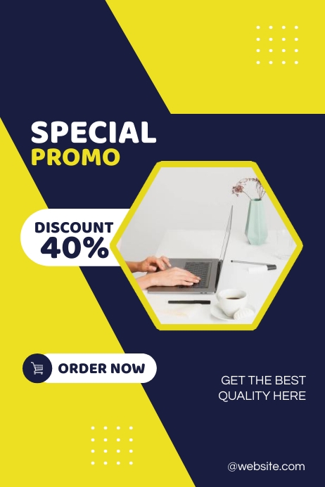 Laptop Promo Poster Template | PosterMyWall