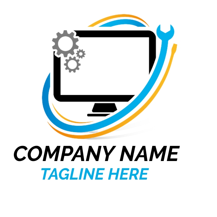 Plantilla de laptop repairing logo | PosterMyWall