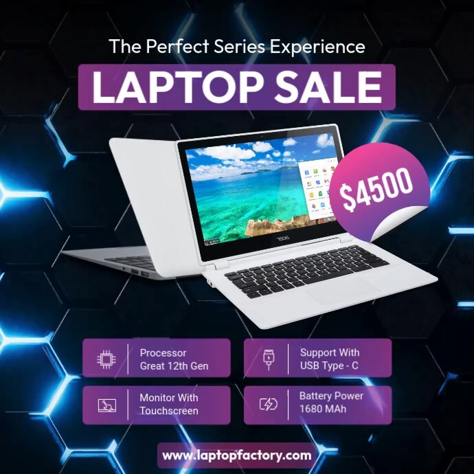 Laptop Sale Ads Template | PosterMyWall