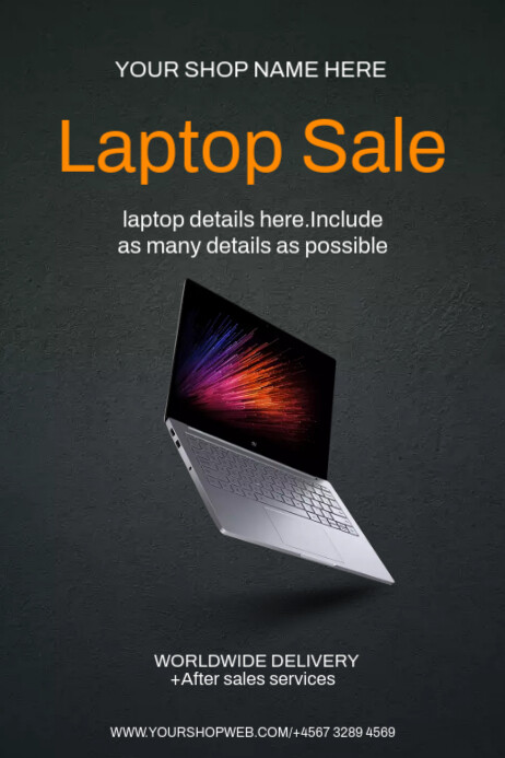 laptop sale Template | PosterMyWall