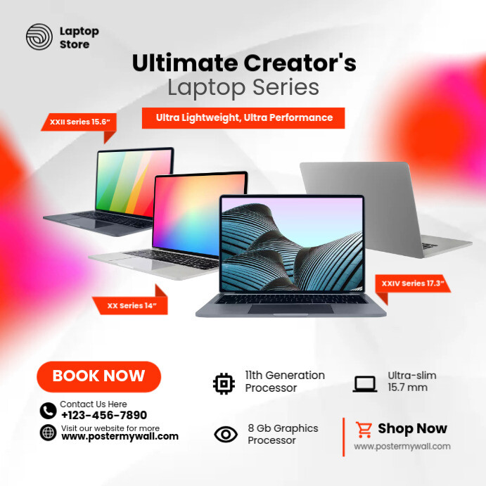 laptop sale template Publicação no Instagram