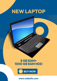 Laptop Shop Poster Template | PosterMyWall