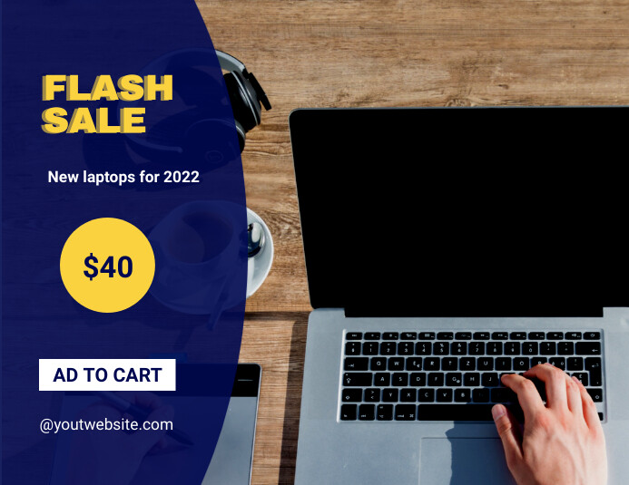 Computer Shop Leflet Laptop Shop Flyer Template | PosterMyWall