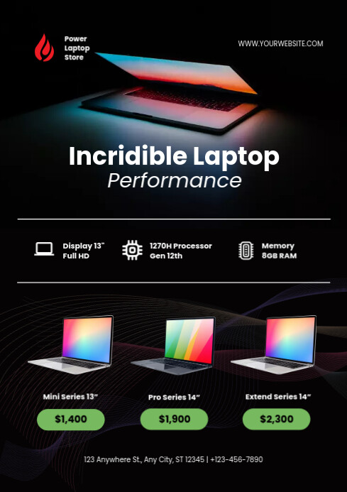 laptop store template | PosterMyWall