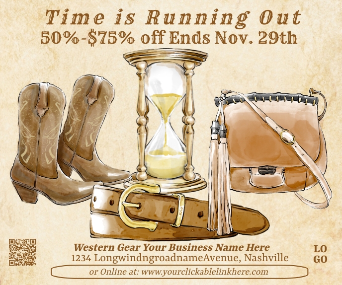 Large Rectangle Sales Ad Template PosterMyWall