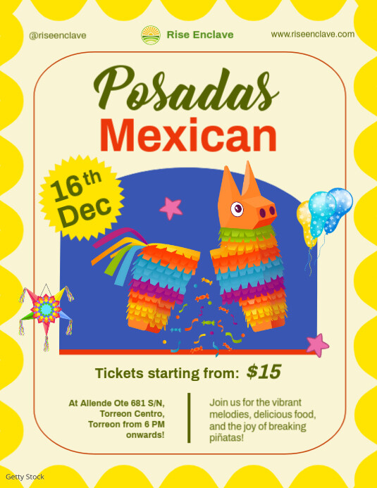 Posada Booklets Las Posada christmas template | PosterMyWall
