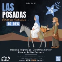 Las Posadas, Christmas celebration Publicación de Instagram template