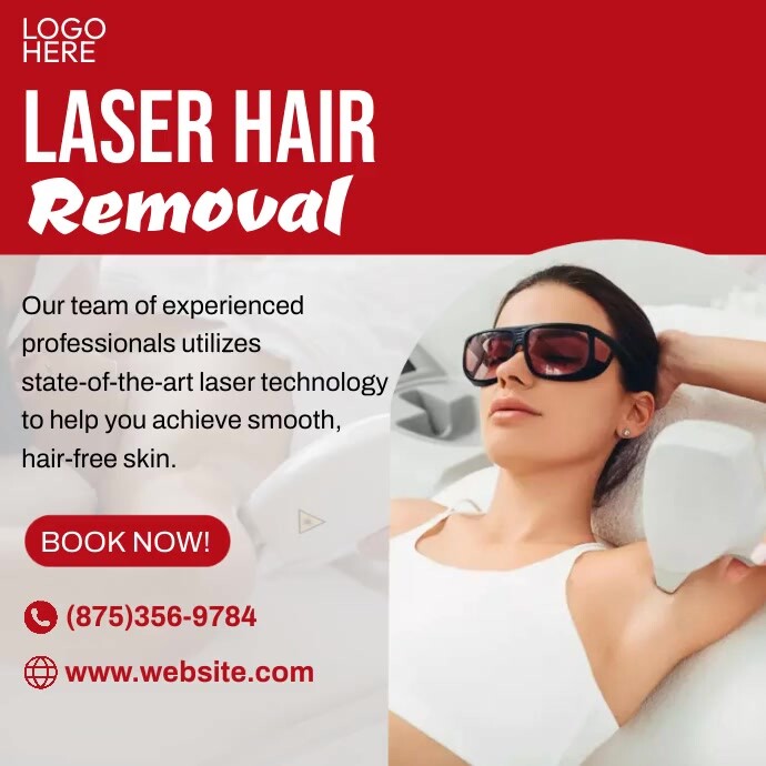 Laser Hair Removal Template | PosterMyWall