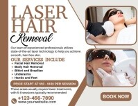 Laser Hair Removal Pamflet (Letter AS) template