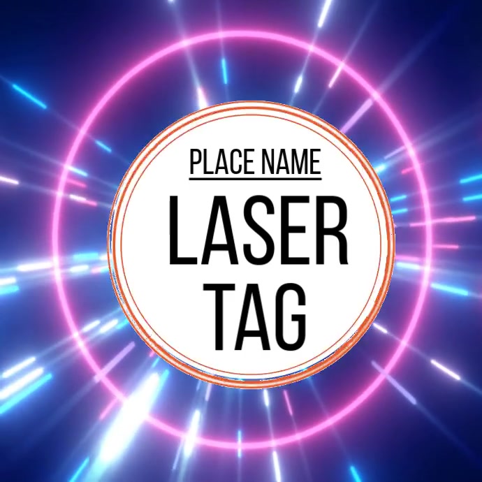 Laser Tag Template PosterMyWall