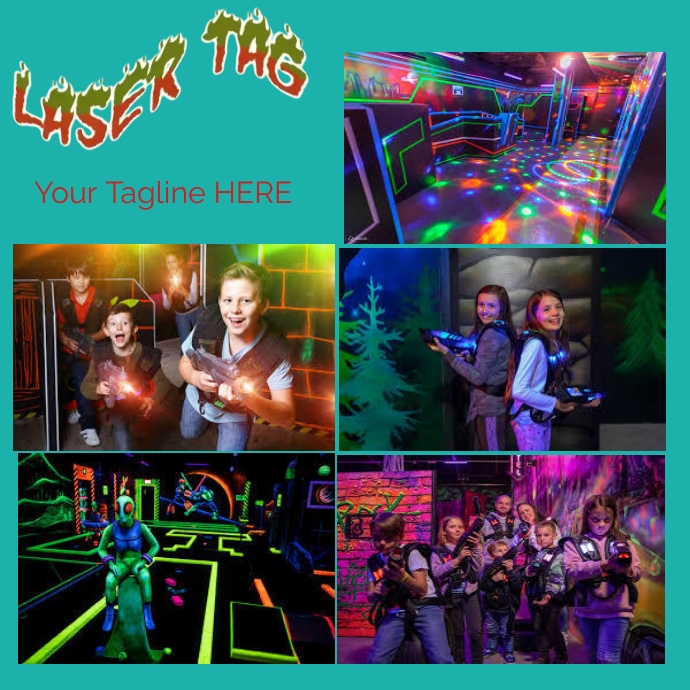 LASER TAG Template PosterMyWall