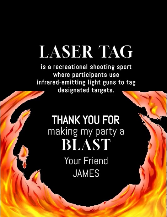 Copy of LASER TAG FLYER DESIGN | PosterMyWall