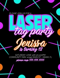 Laser Tag Template PosterMyWall