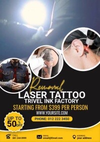 Laser Tattoo Removal Video A4 template