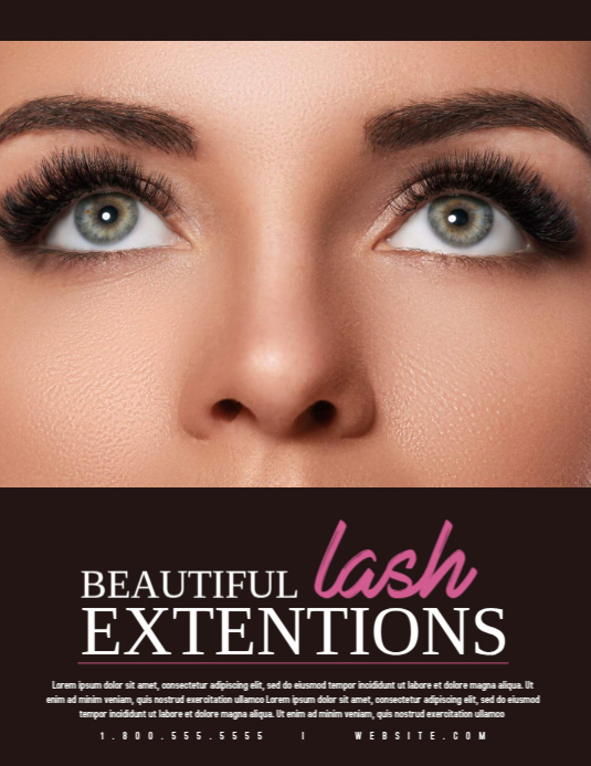 Lash Template PosterMyWall