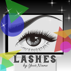 Eyelashes Template PosterMyWall