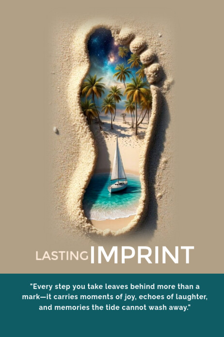 Last imprint Poster template