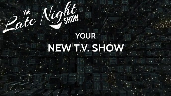 Talk Show Intro Example LATE NIGHT T.V. OR TALK SHOW RADIO INTRO Template | PosterMyWall