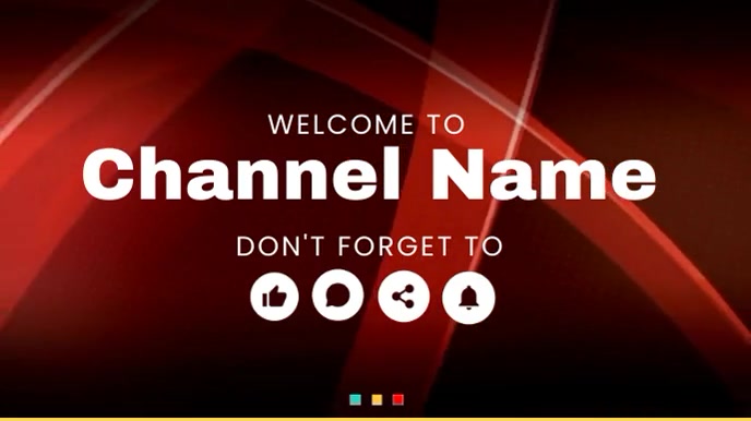 Latest animated welcome to my channel intro Template | PosterMyWall