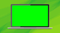 Latest editable laptop device clipart Digital Display (16:9) template