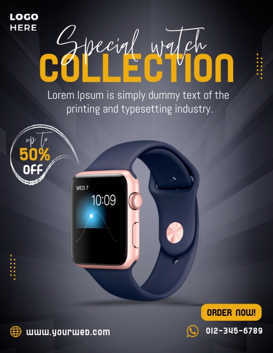 Copy of Latest Watch Template | PosterMyWall