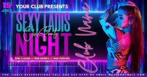 latin after work party, night party flyer, sexy ladies night party, friday night club party sexy lad Obraz udostępniany na Facebooku template