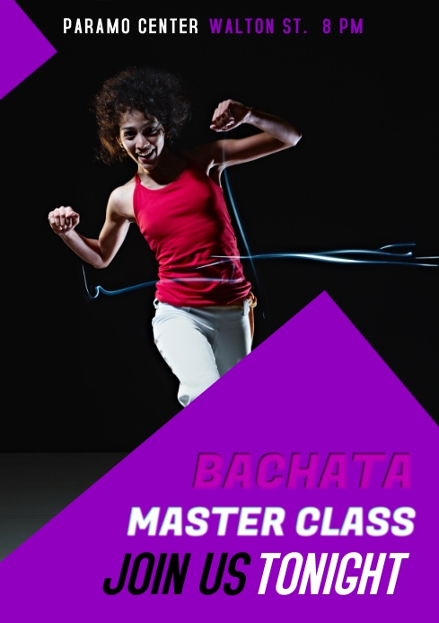 latin dance CLASS 3 A4 template