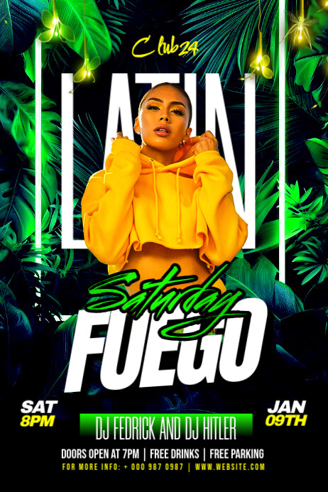 latin party flyer Template | PosterMyWall