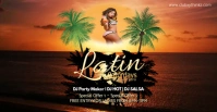 Latin Party Night Salsa Event Reggaeton Ikhava Yomcimbi WeFacebook template