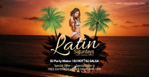 Latin Party Night Salsa Event Reggaeton Portada de evento de Facebook template