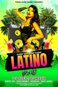 Latin Party Flyer Template | PosterMyWall