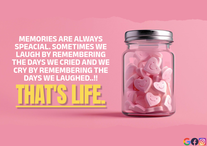 LAUGH AND CRY QUOTE TEMPLATE | PosterMyWall