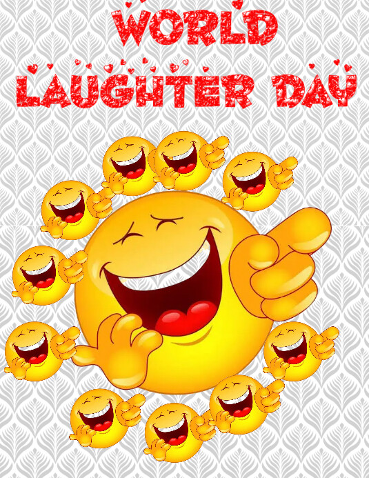 laughter day Flyer (US-Letter) template