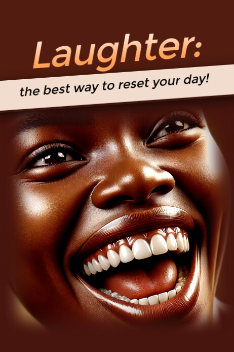Laughter Poster template