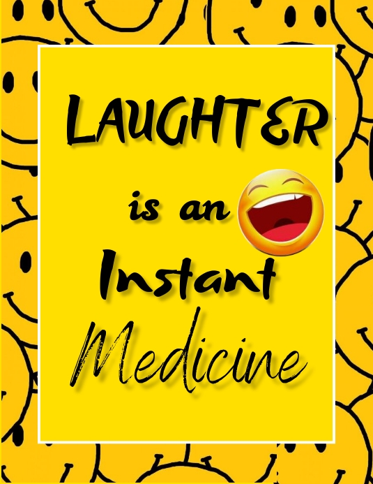 laughter Flyer (US Letter) template